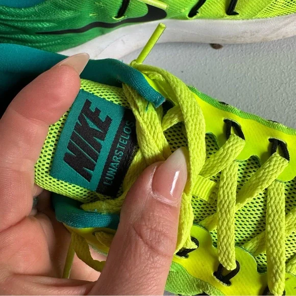 Nike Lunarstelos Volt/Rio Lace-up Men's Running Shoes 844591-700 Mens 11.5 - Picture 7 of 8